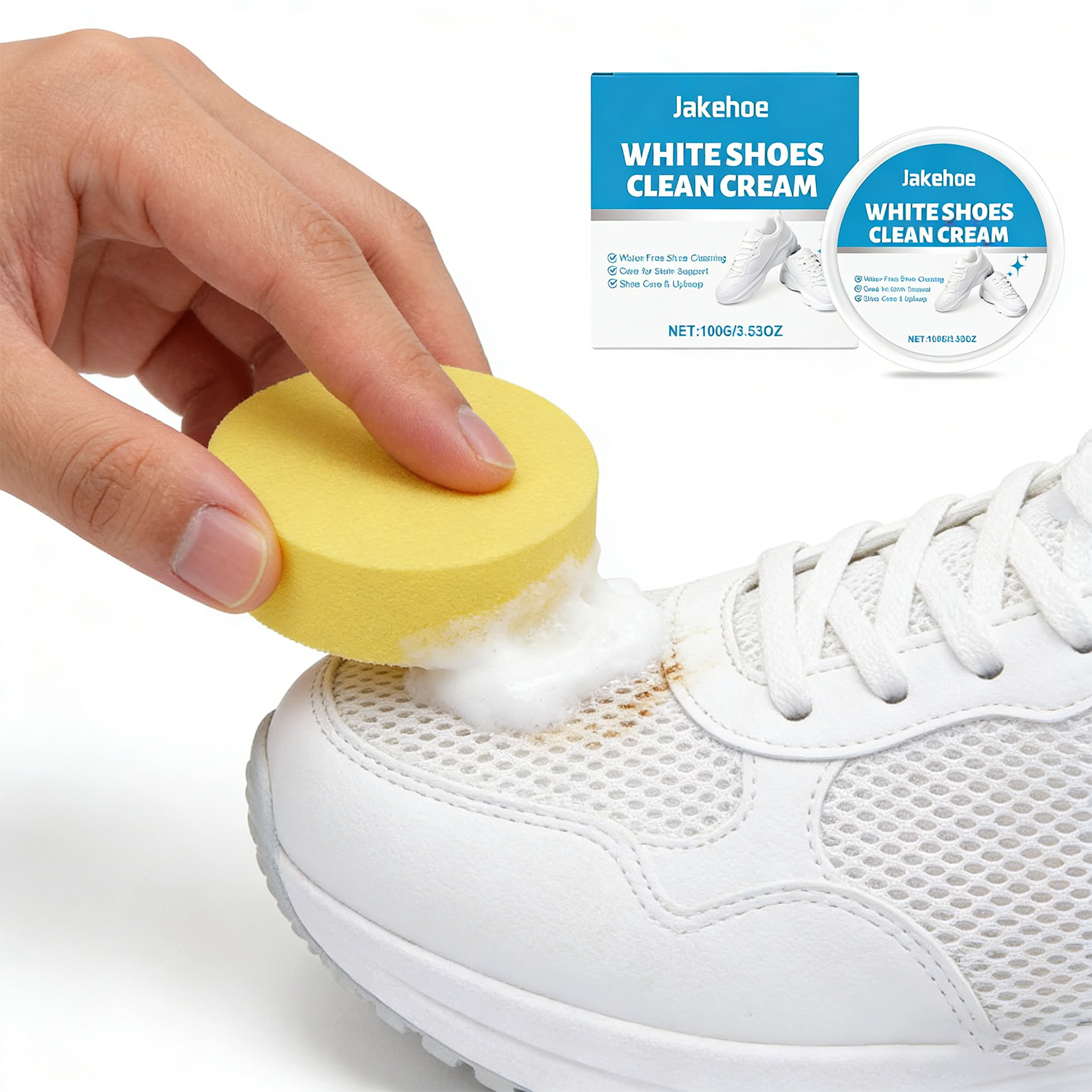 Sneaker Cleaner - White Shoe Cleaner Cream Sneaker Stain