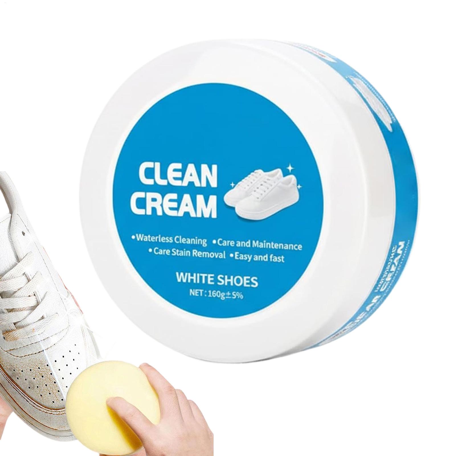 White Sneaker Care Kit - White Shoe Cleaner Yellowing Remover Cream