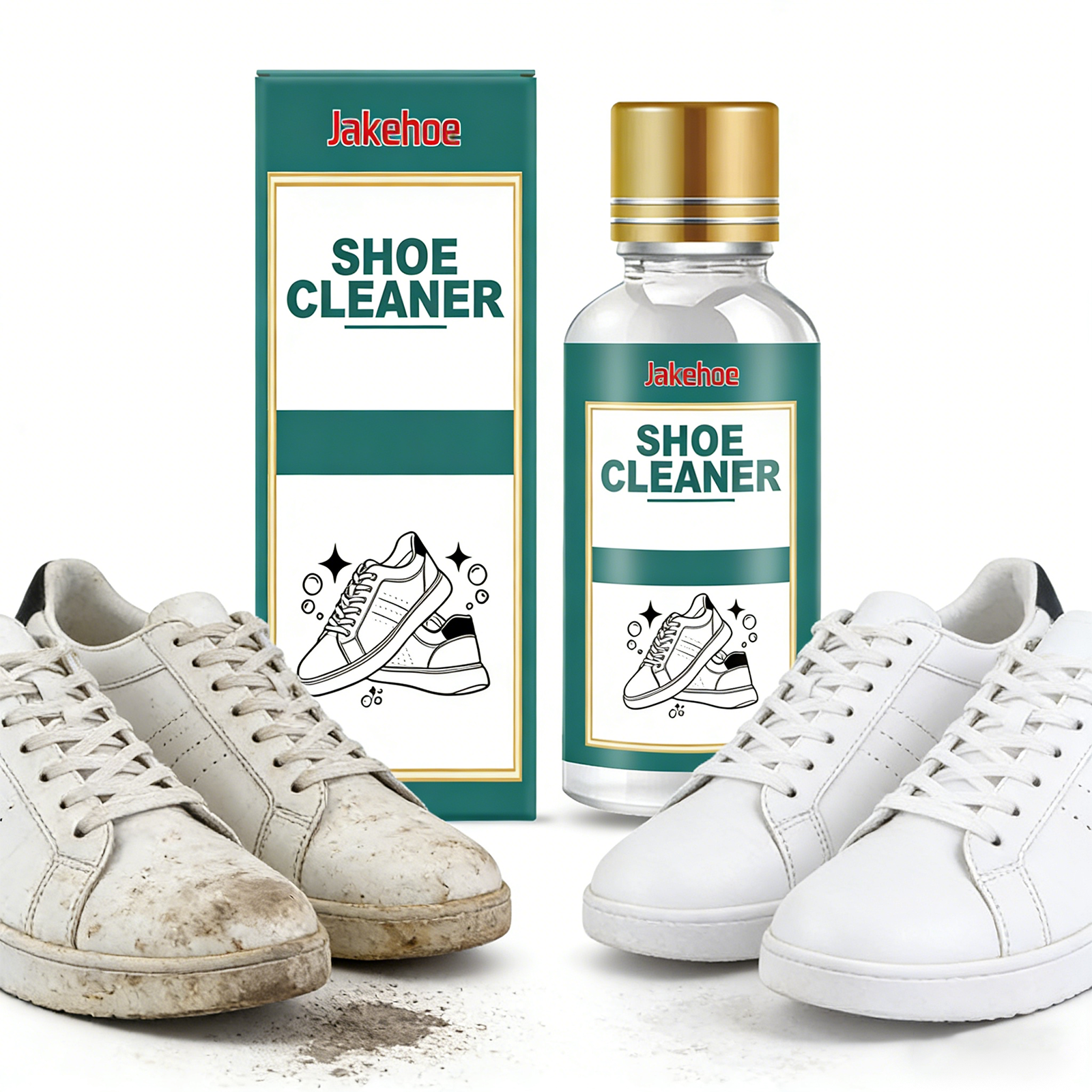 White Sneaker Care Kit - Professional White Shoe Cleaner Gentle Stain