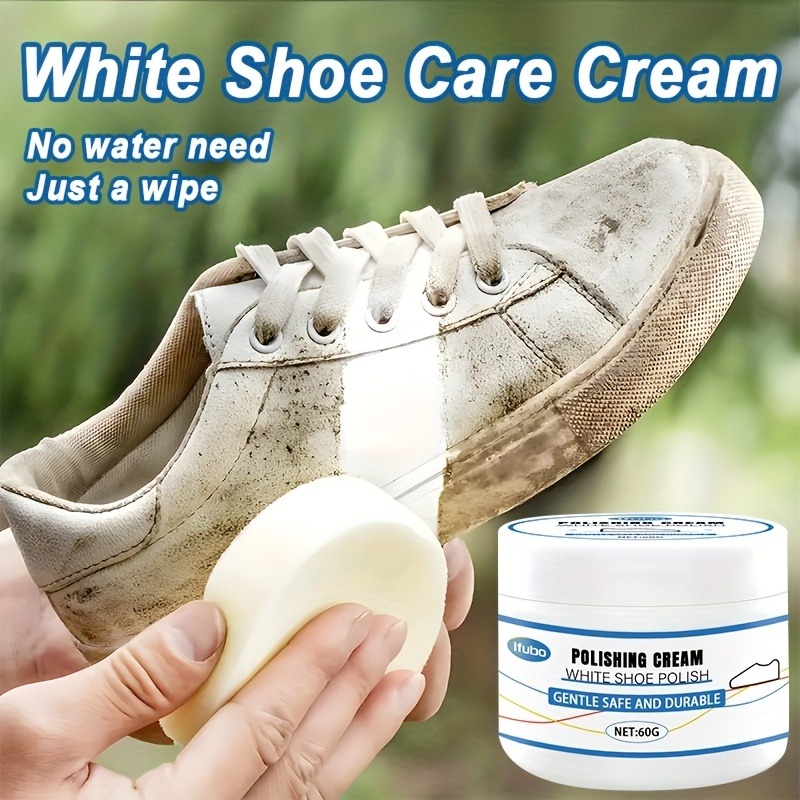 White Sneaker Care Kit - IFUBO White Shoe Cream: Fast-Effective Care