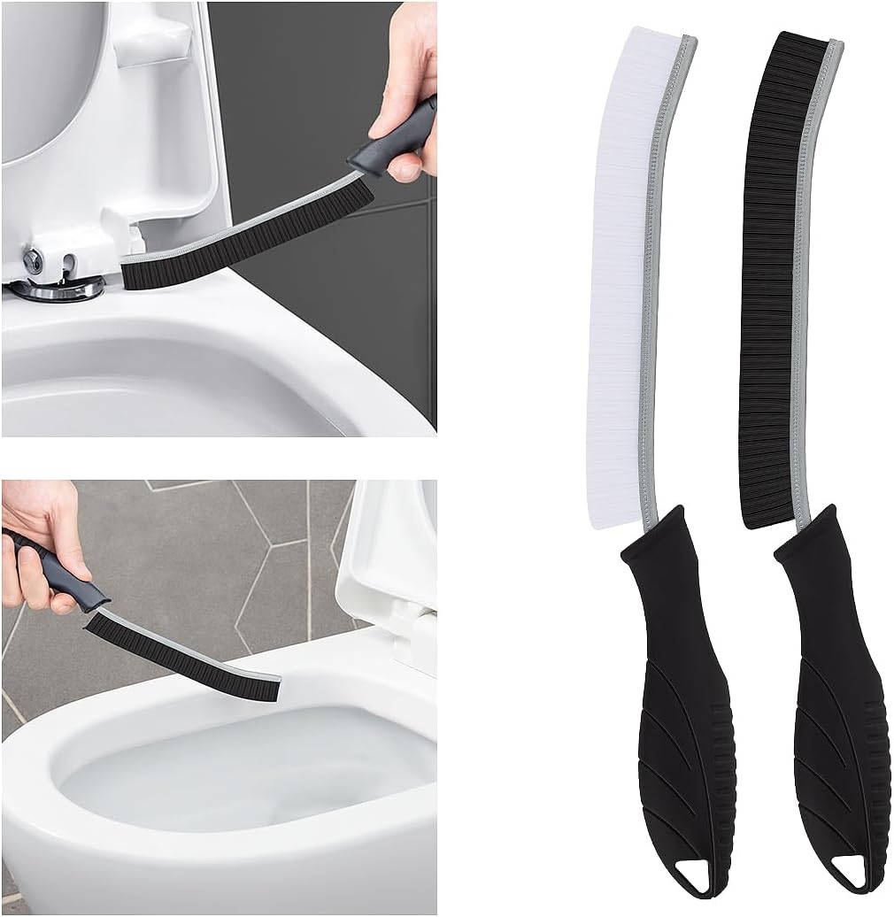Brush Bristle Set - 2-Pack Toilet Brush Set, Hard Bristle