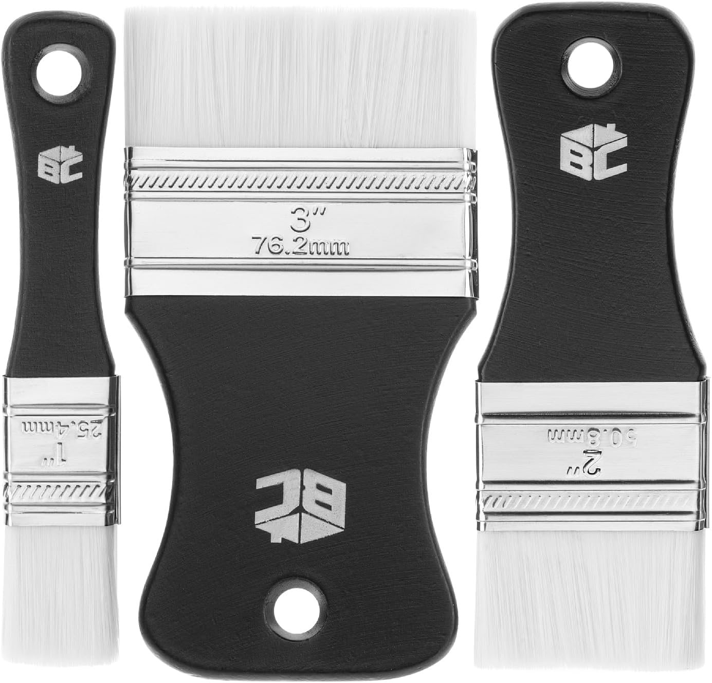 3-Pack Flat Paddle Paint Brush – обзор и цена Brush Bristle Set