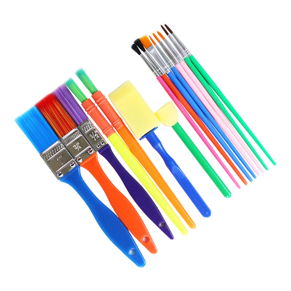 15Pcs Sponge Painting Brushes  – обзор и цена Brush Bristle Set