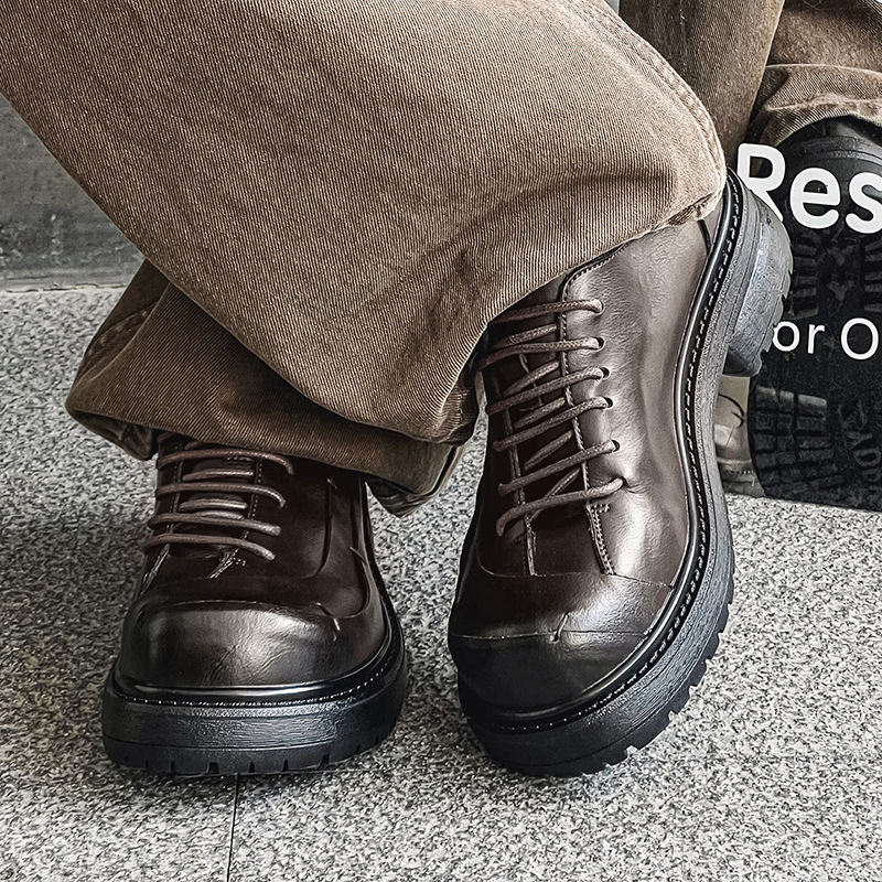Men's Brown Leather Shoes Men' – обзор и цена Sneaker Career