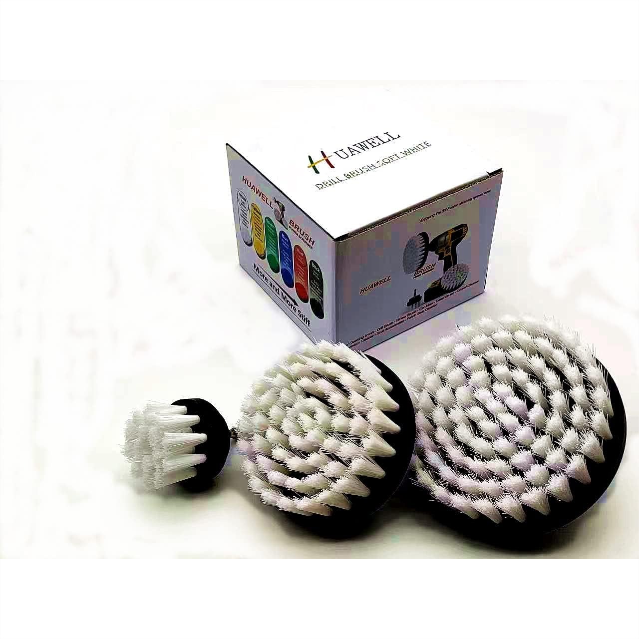 Drill Brush Set 3 Pack Soft Wh – обзор и цена Brush Bristle Set