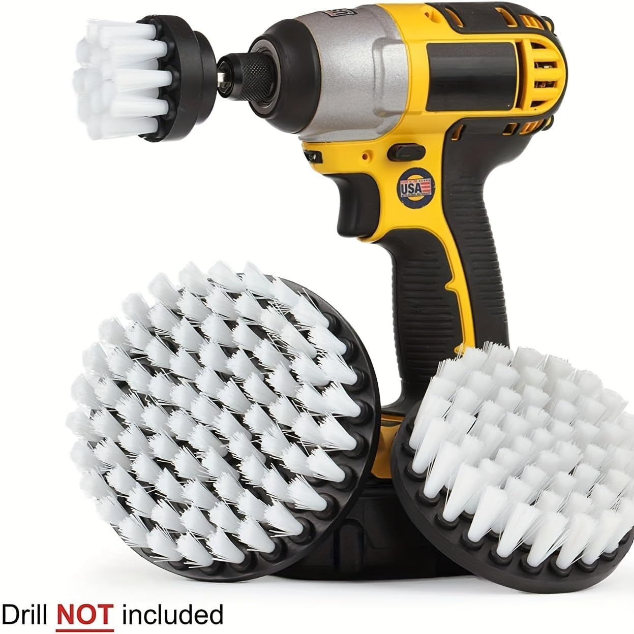 Drill Brush Set 3 Pack Soft Wh – обзор и цена Brush Bristle Set
