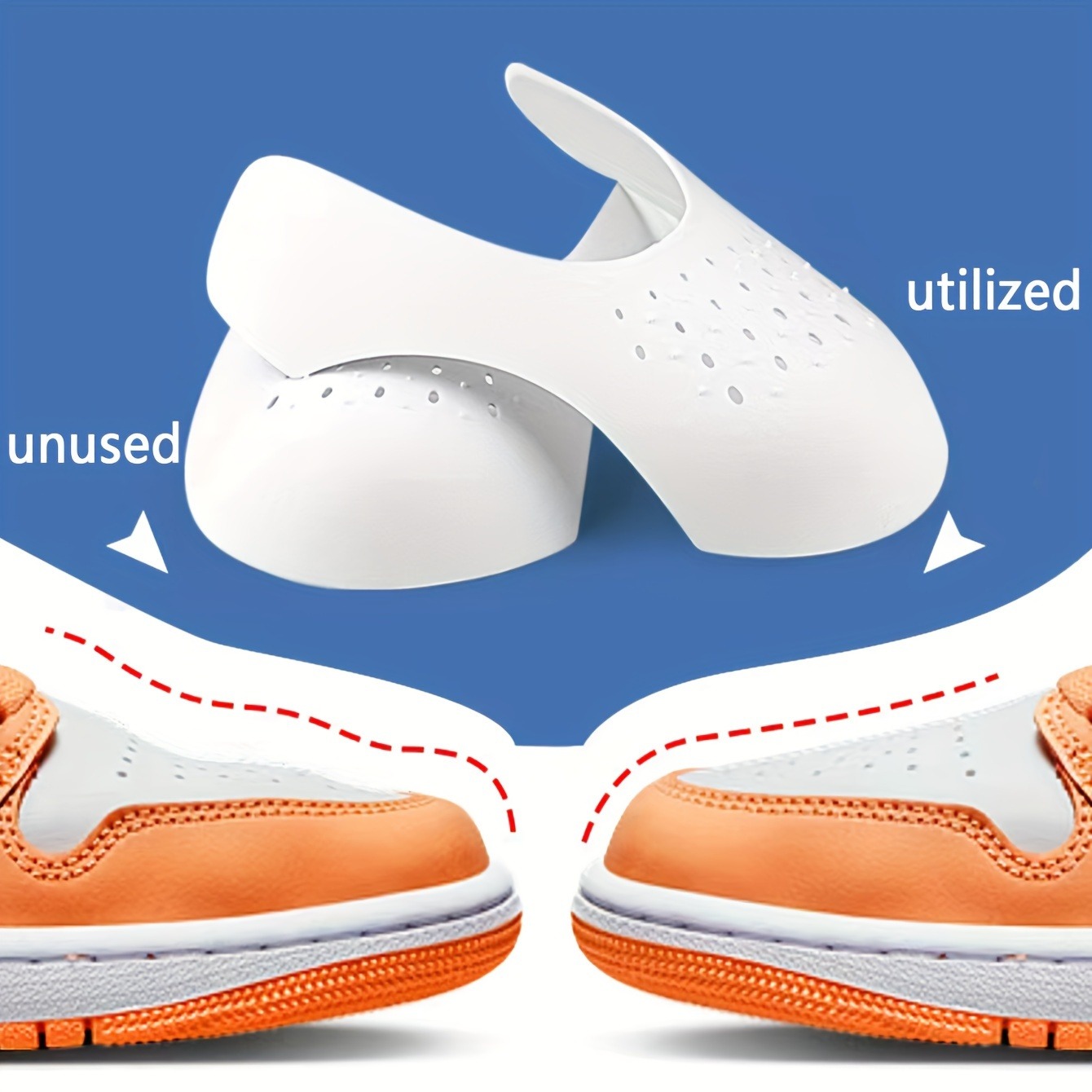 4 PCS Anti-Wrinkle Shoe Shield – обзор и цена Sneaker Care Crease Protector