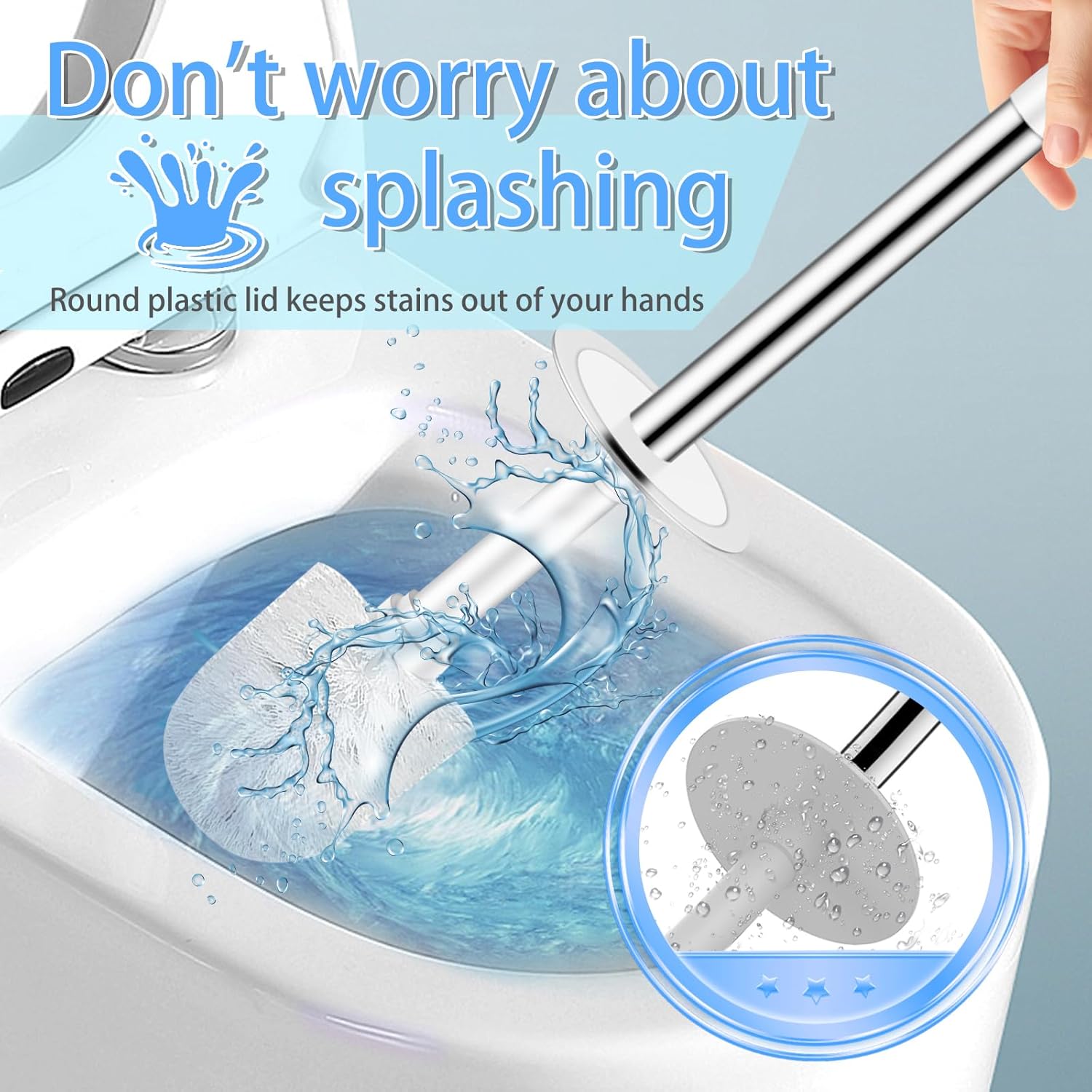 Compact Toilet Brush & Holder  – обзор и цена Brush Bristle Set