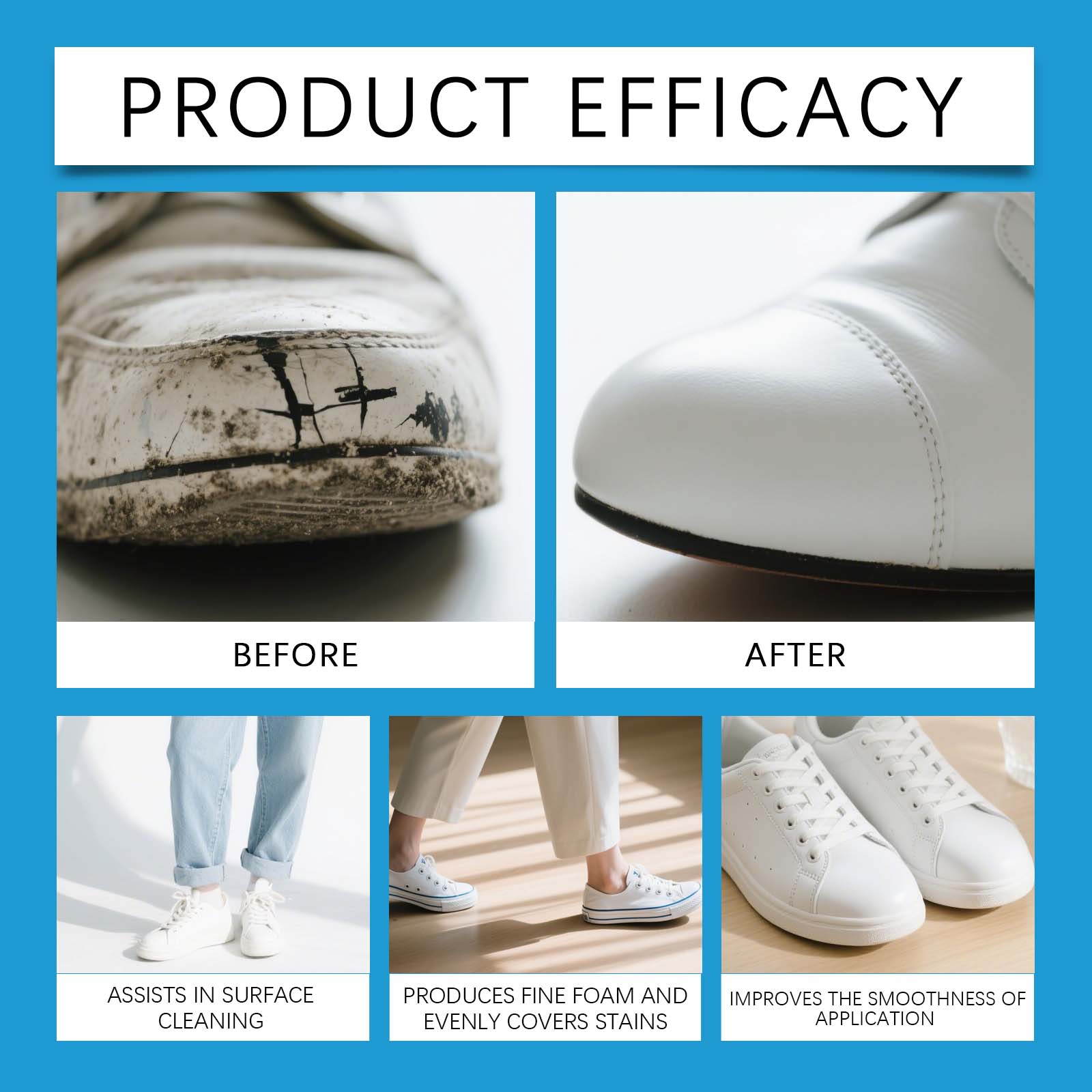 White Shoe Cleaner Cream Sneak – обзор и цена Sneaker Cleaner