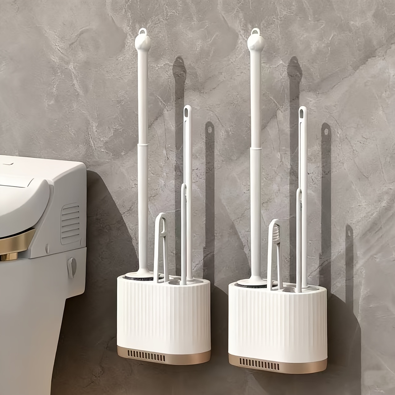 Set of 2 Toilet Brushes with H – обзор и цена Brush Bristle Set