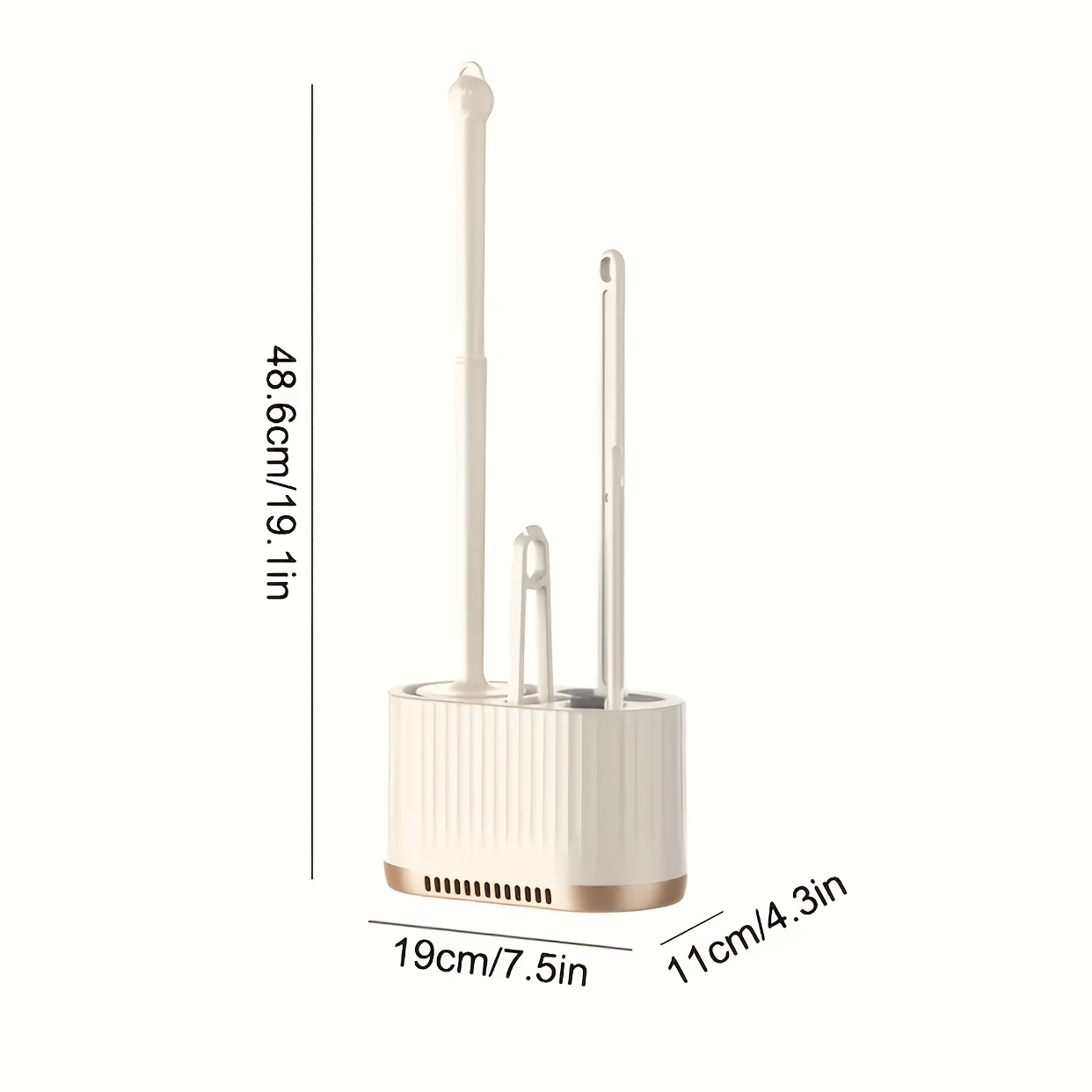 Set of 2 Toilet Brushes with H – обзор и цена Brush Bristle Set