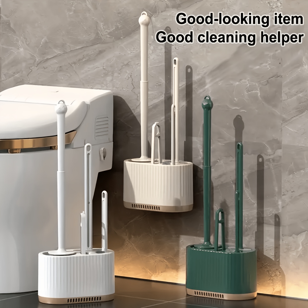 Set of 2 Toilet Brushes with H – обзор и цена Brush Bristle Set