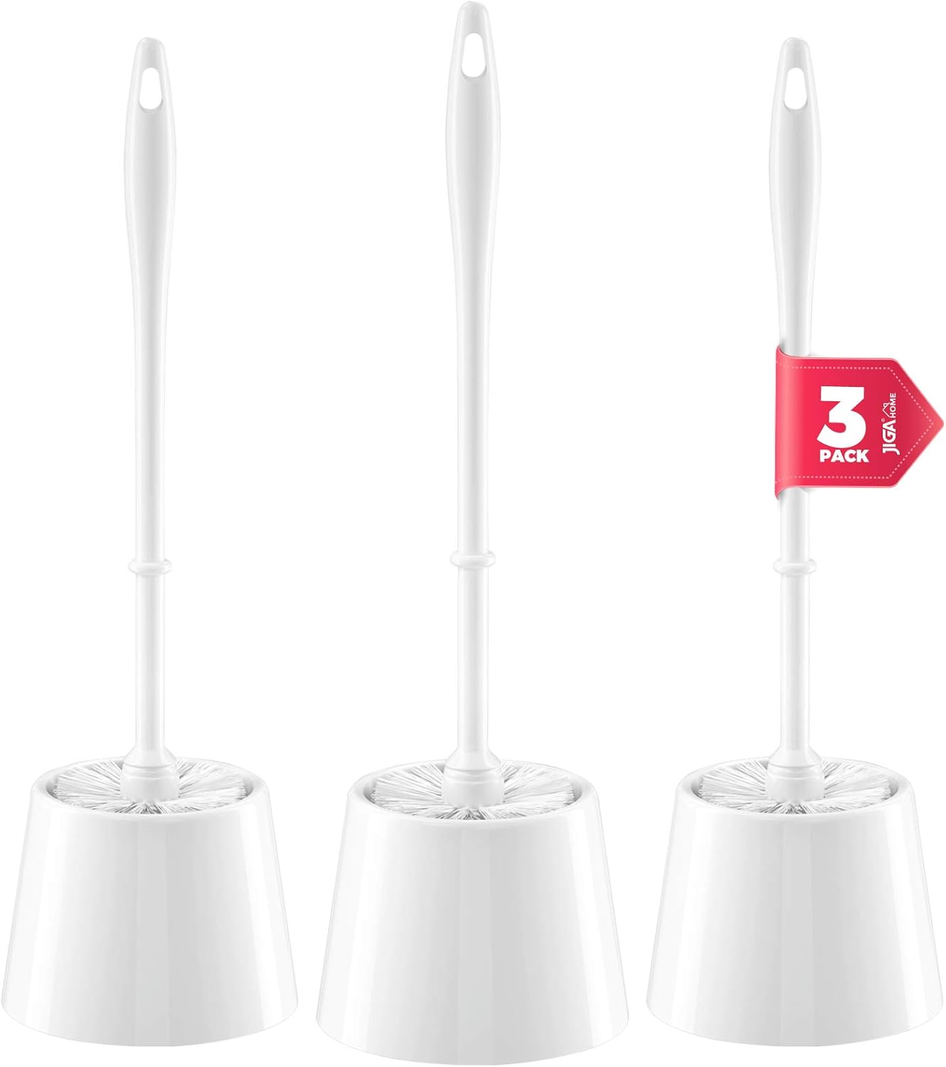 3-Pack Toilet Brush and Holder – обзор и цена Brush Bristle Set