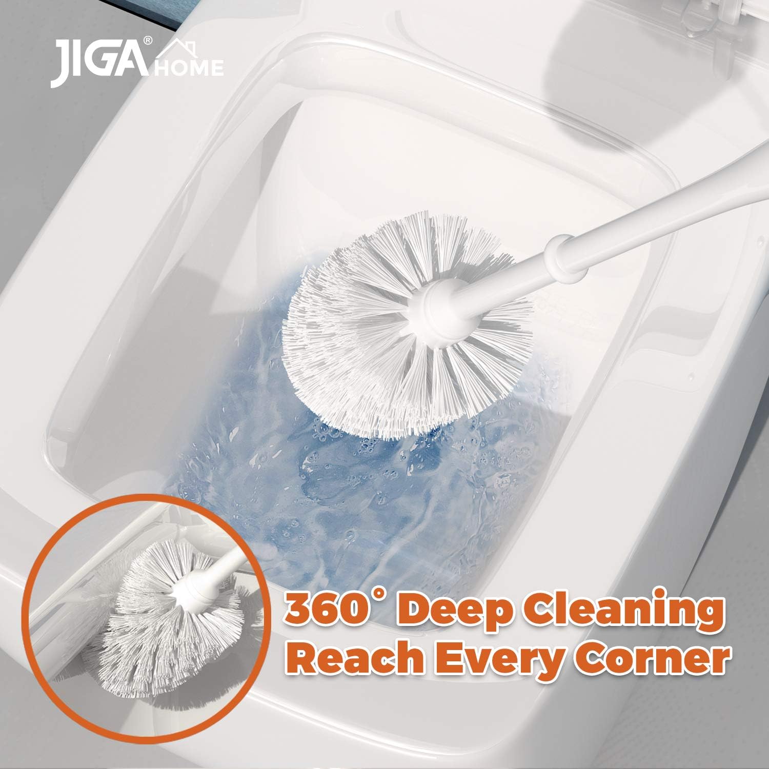 3-Pack Toilet Brush and Holder – обзор и цена Brush Bristle Set