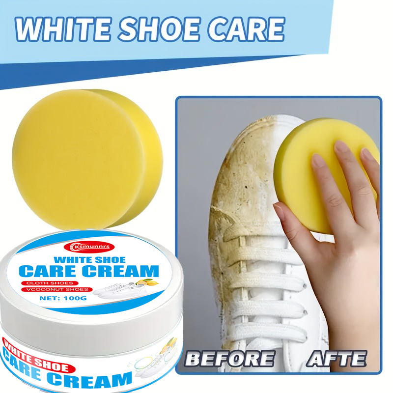 100g white shoe polish with sp – обзор и цена Sneaker Cleaner