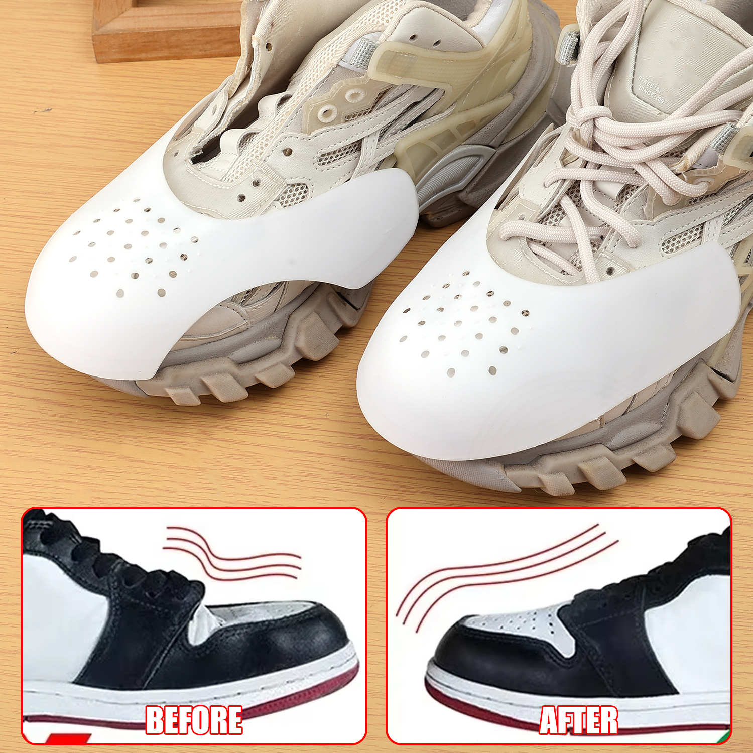 Breathable Protector Shoe Head – обзор и цена Sneaker Care Crease Protector