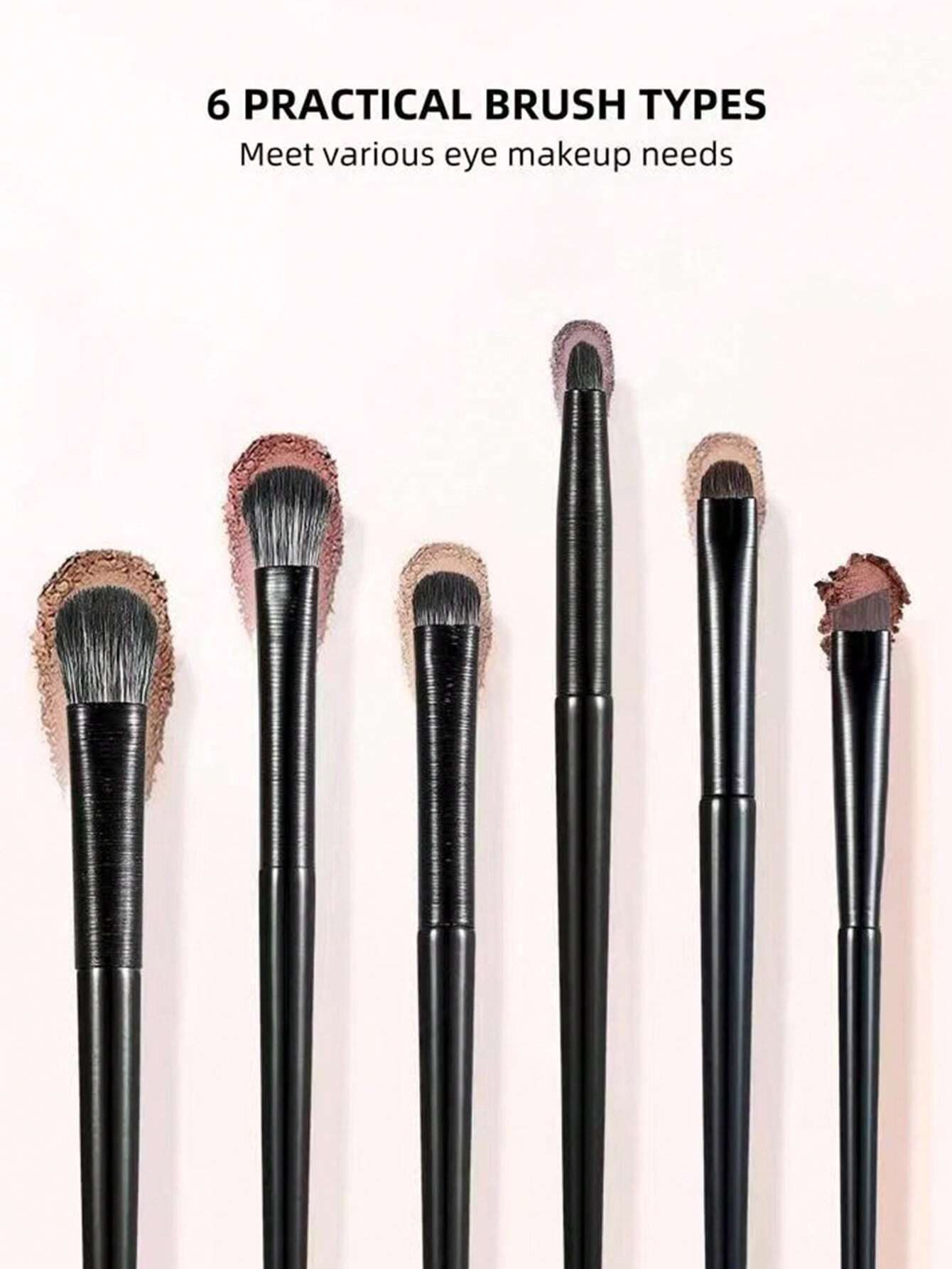 8pcs Champagne Gold Eyeshadow  – обзор и цена Brush Bristle Set